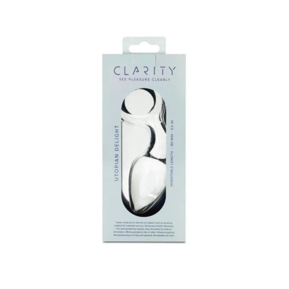 Clarity - Glass - Utopian Delight Butt Plug