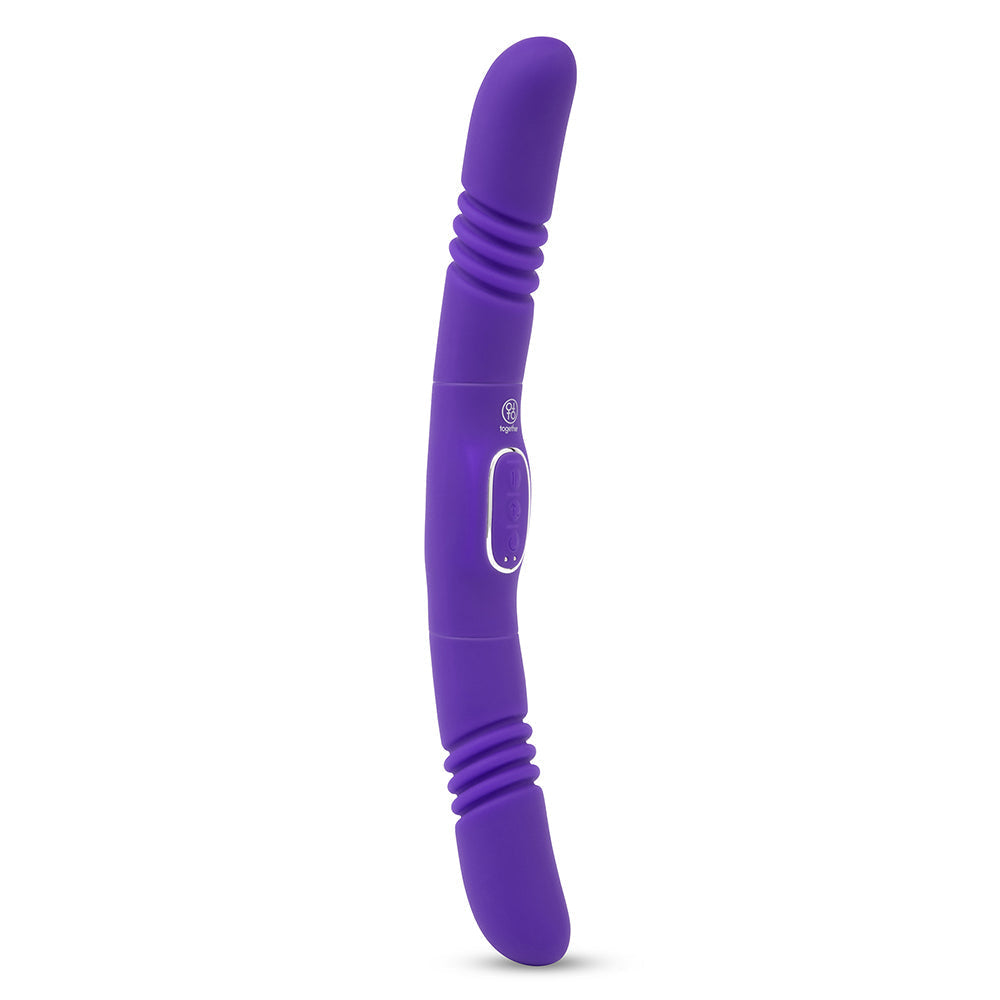 Together Double Delight double-ended couples vibrator in purple