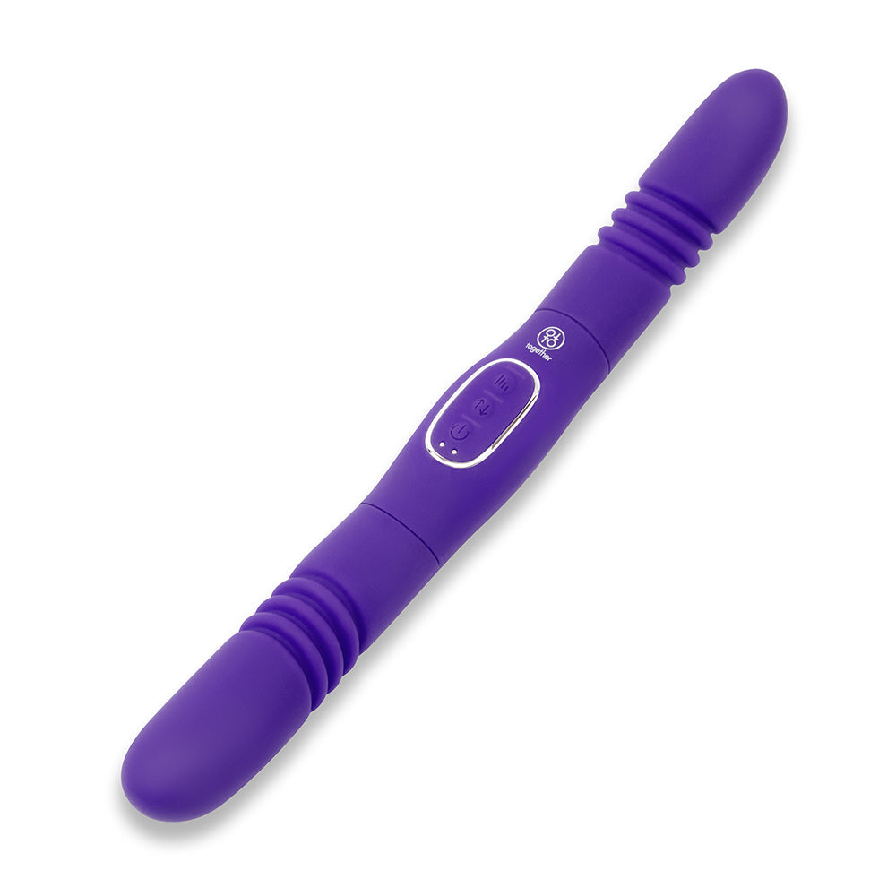 Together Double Delight double-ended couples vibrator in purple