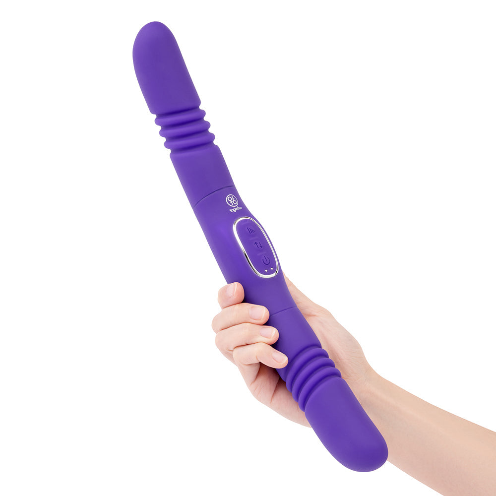 Together Double Delight double-ended couples vibrator in purple