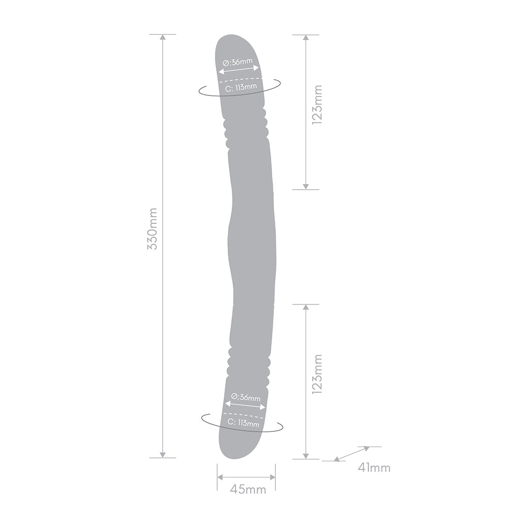 Together Double Delight double-ended couples vibrator in purple
