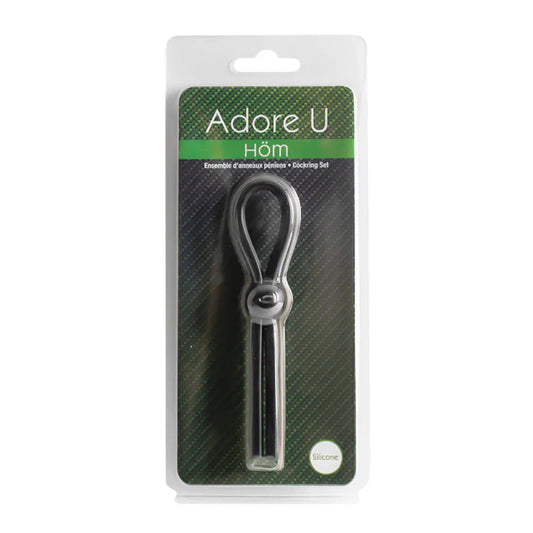 Adore U Höm - Cockring - Lasso -Black
