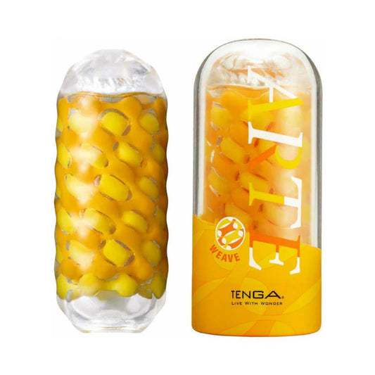 Tenga 'Drape' Stroker Male Masturbator -Yellow