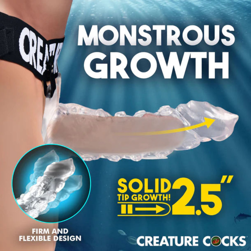 Creature Cocks 'King Kraken' Hollow Strap-On w/ Harness
