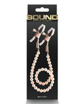 Bound ''DC1'' Beads Nipple Clamps -Rose Gold