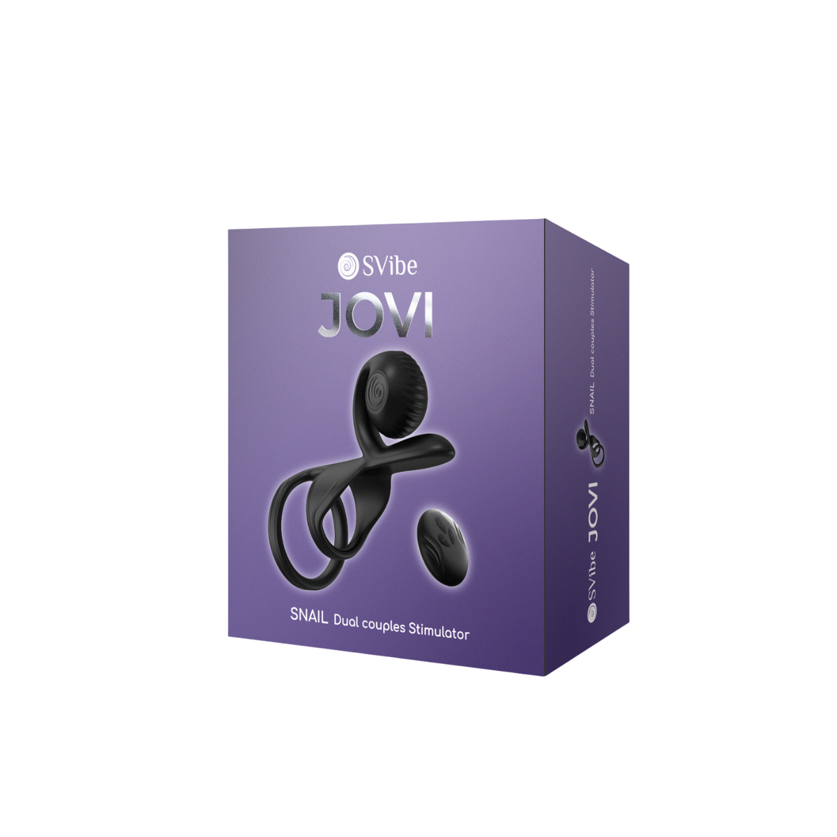 SVibe Snail Jovi Couples Ring - Black