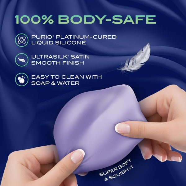 UrSelf PulsePad lavender silicone grinding vibrator with remote