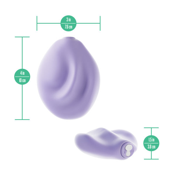 UrSelf PulsePad lavender silicone grinding vibrator with remote