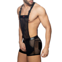 AD Fetish Mesh-Rub Overalls