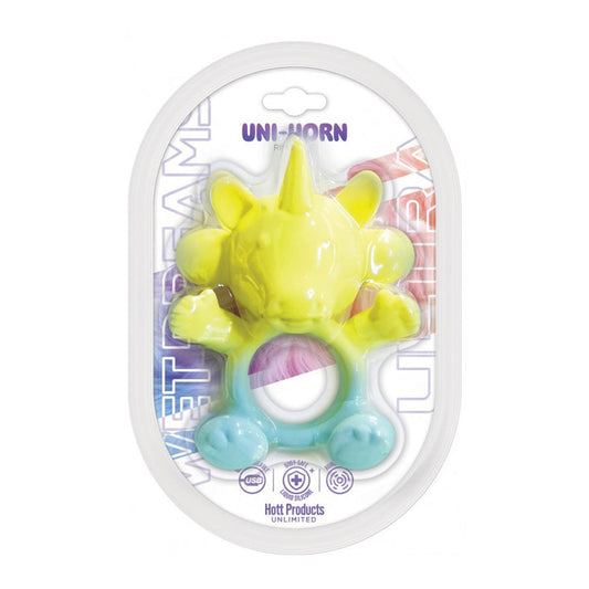 Wet Dreams 'Uni-Horn' Vibrating Silicone Cock Ring