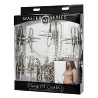 Master Series Game Of Chains Extreme Clamp Bondage System