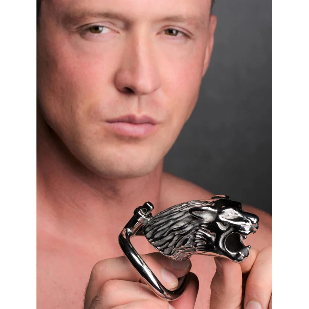 MS 'Tiger King' Locking Chastity Cage