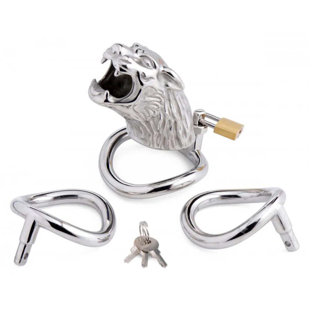 MS 'Tiger King' Locking Chastity Cage