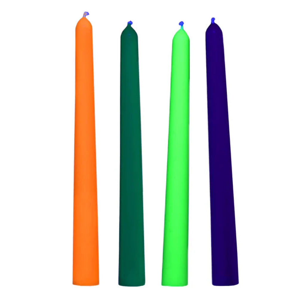 Master Series 4PC Glow Wax "UV Black Light" Candles
