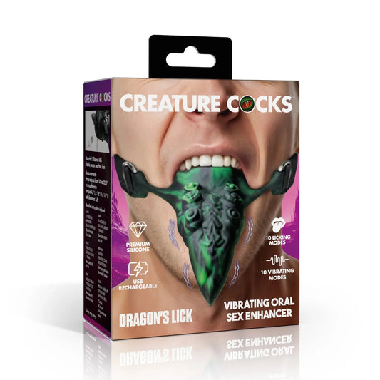 Creature Cocks 'Dragon's Lick' Vibrating Oral Enhancer