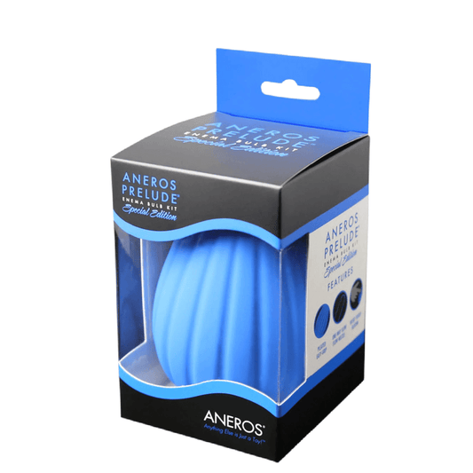 Aneros ''Prelude'' Enema Bulb Kit - Blue