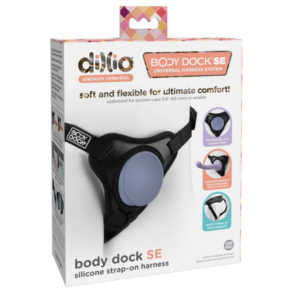 Body Dock 'Dillio' Platinum Body Dock Strap On Harness