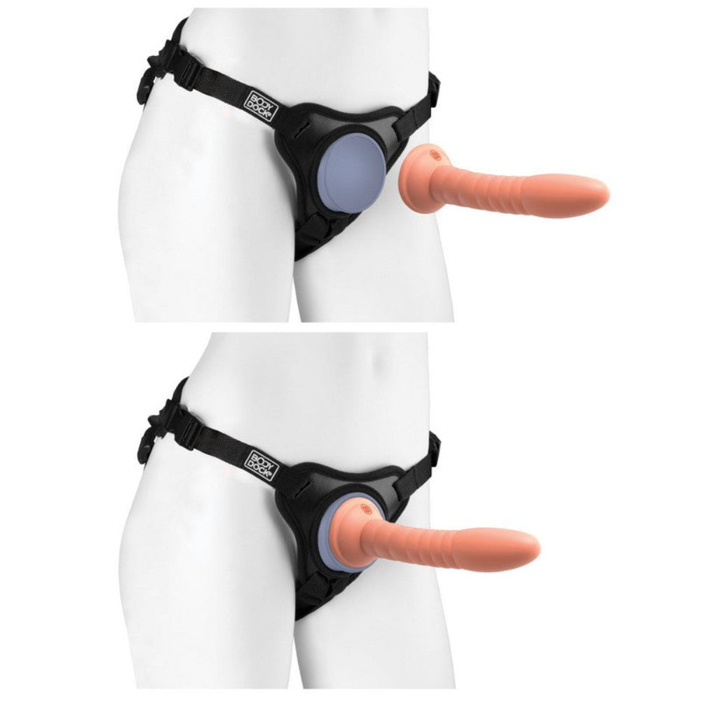 Body Dock 'Dillio' Platinum Body Dock Strap On Harness