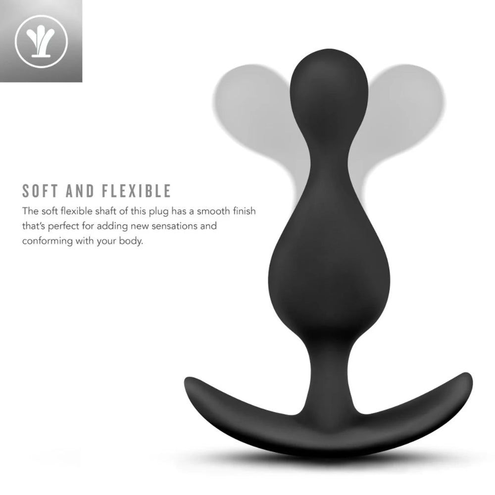 Luxe 'Explore' Silicone Plug -Black