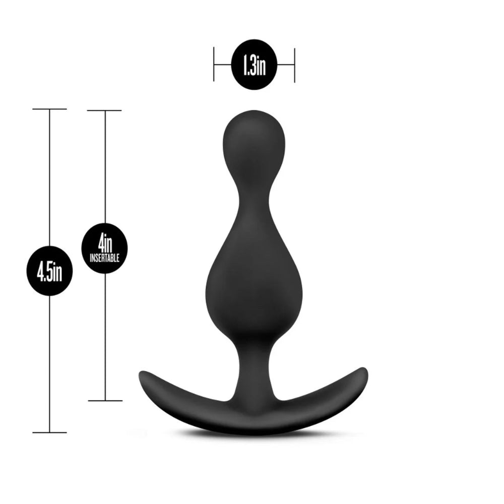 Luxe 'Explore' Silicone Plug -Black