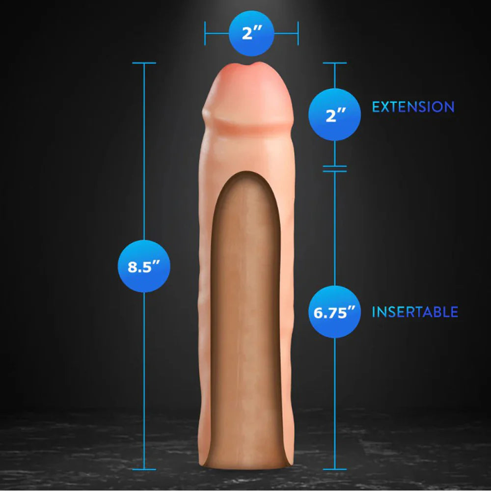 Performance 2.0" Silicone Penis Xtender / 1.5" Thicker