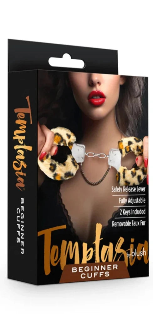 Temptasia 'Beginner Cuffs' -Leopard