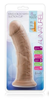 Au Naturel 8 Inch Dildo in Mocha