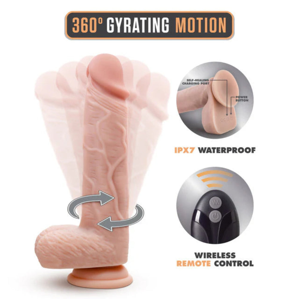 Dr. Skin -Dr. Ethan Silicone 8.5inch Gyrating Dildo