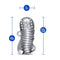 Rize &quot;Squeezy&quot; Stroker -Clear