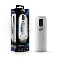 M for Men 'Robo-Bator' Turbo Boost Stroker -White