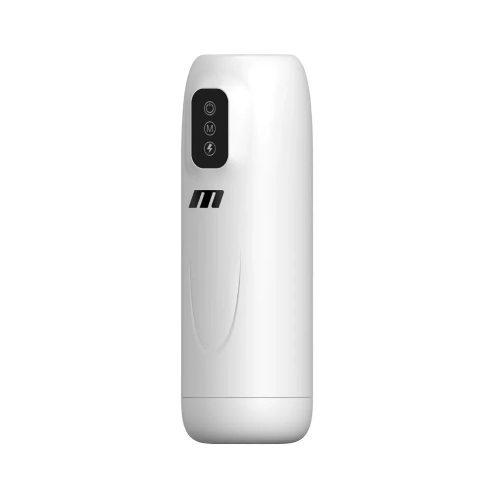 M for Men 'Robo-Bator' Turbo Boost Stroker -White