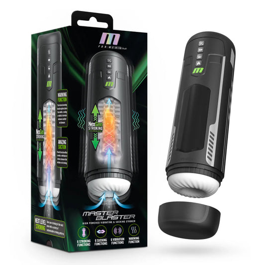 M for Men 'Master Blaster' Masturbator -Black