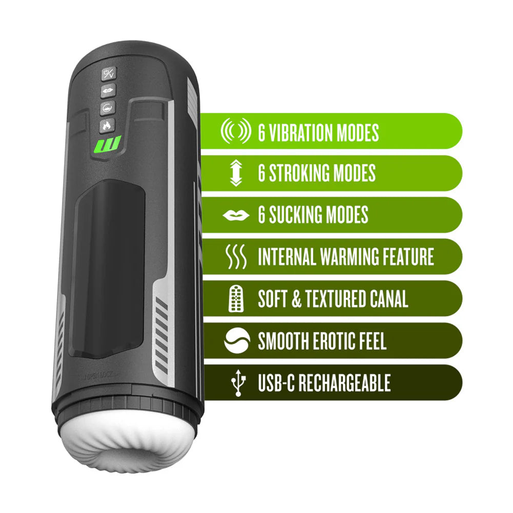 M for Men 'Master Blaster' Masturbator -Black