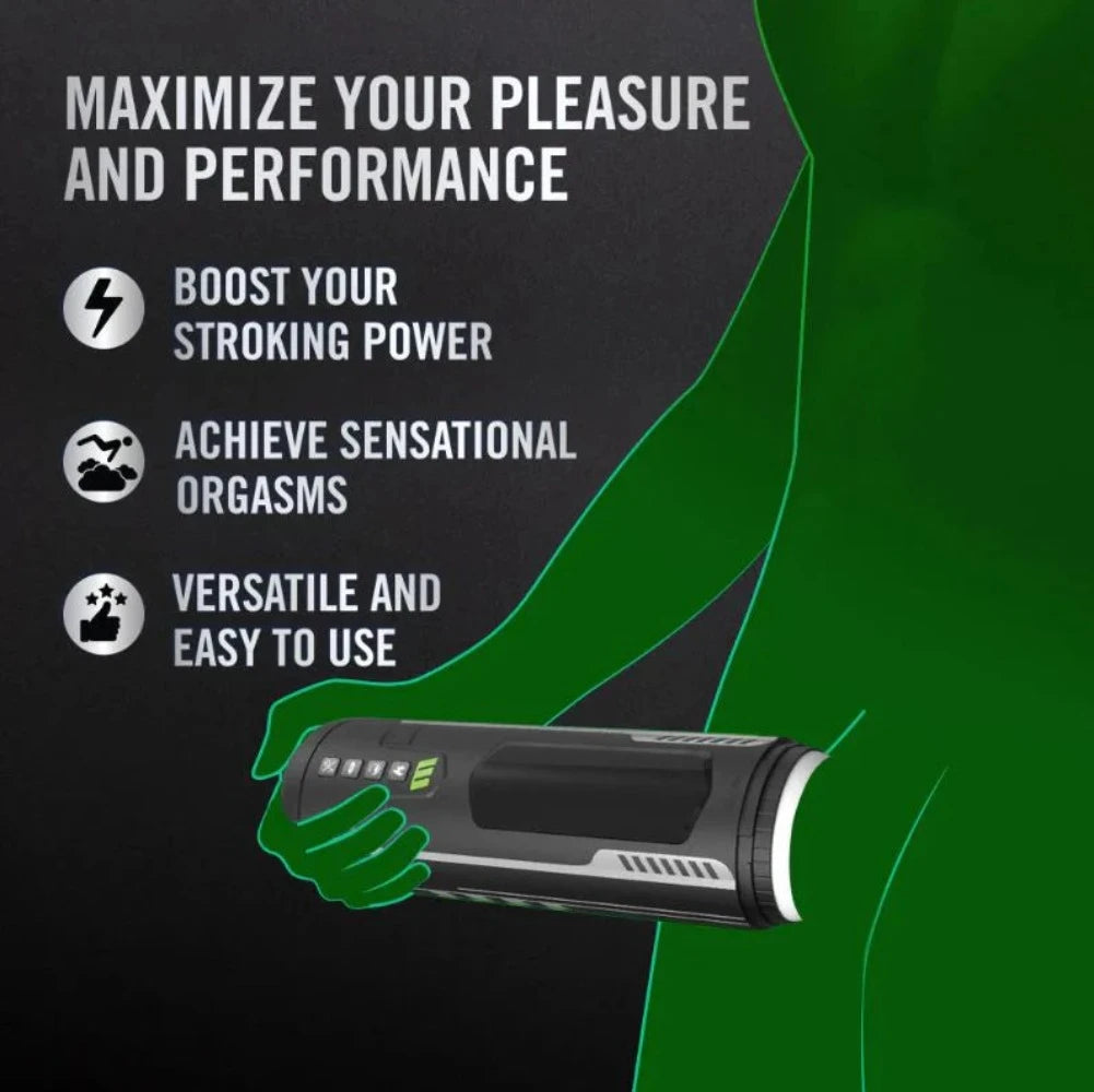 M for Men 'Master Blaster' Masturbator -Black