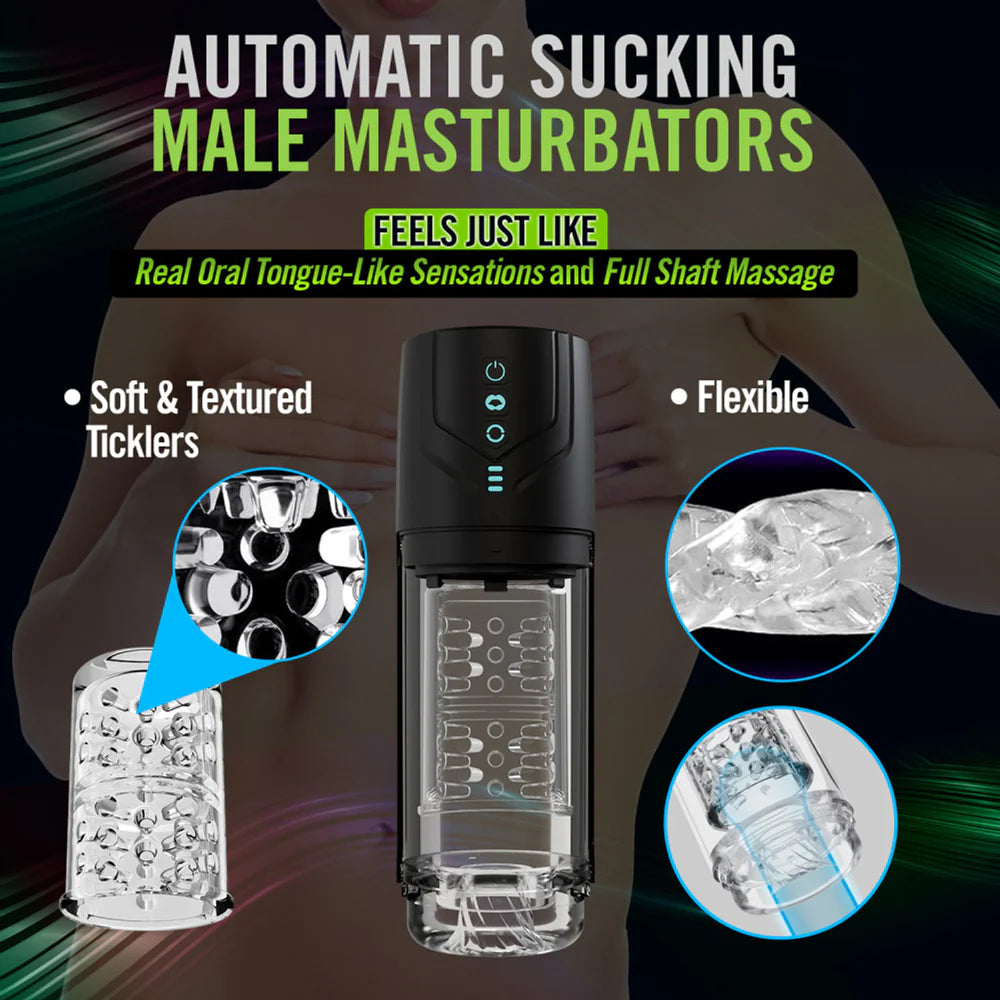 M for Men "Whirlwind Pro" Masturbator -Black