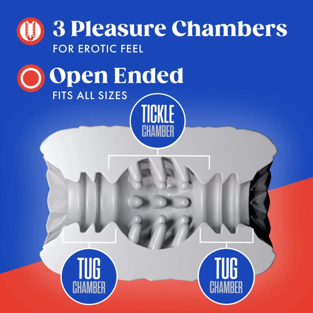 Rize "Reakt "Self-Lubricating Stroker -White
