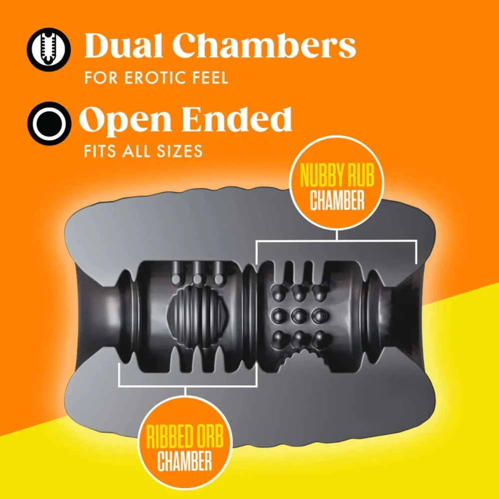 Rize "Grasp" Self-Lubricating Stroker -Black