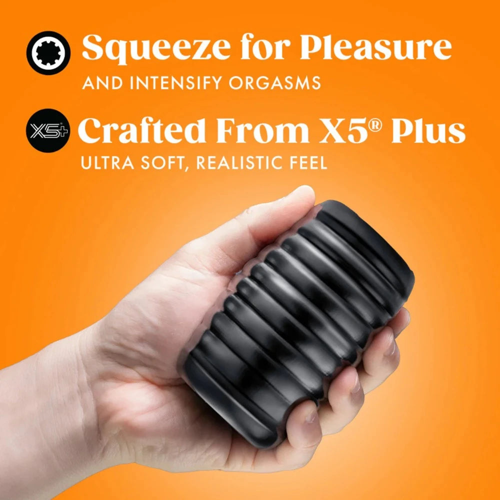Rize "Grasp" Self-Lubricating Stroker -Black