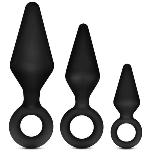 Anal Adventures Platinum 'Loop' Plug Kit