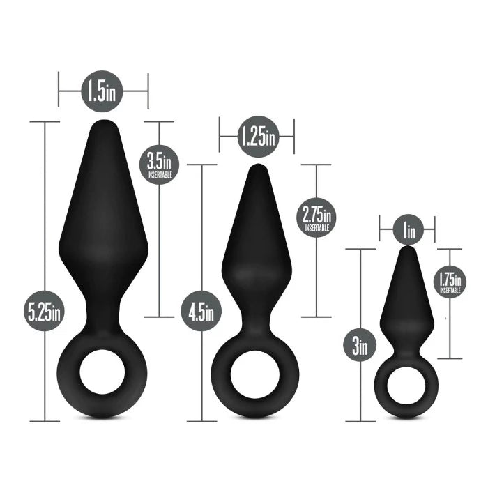 Anal Adventures Platinum 'Loop' Plug Kit