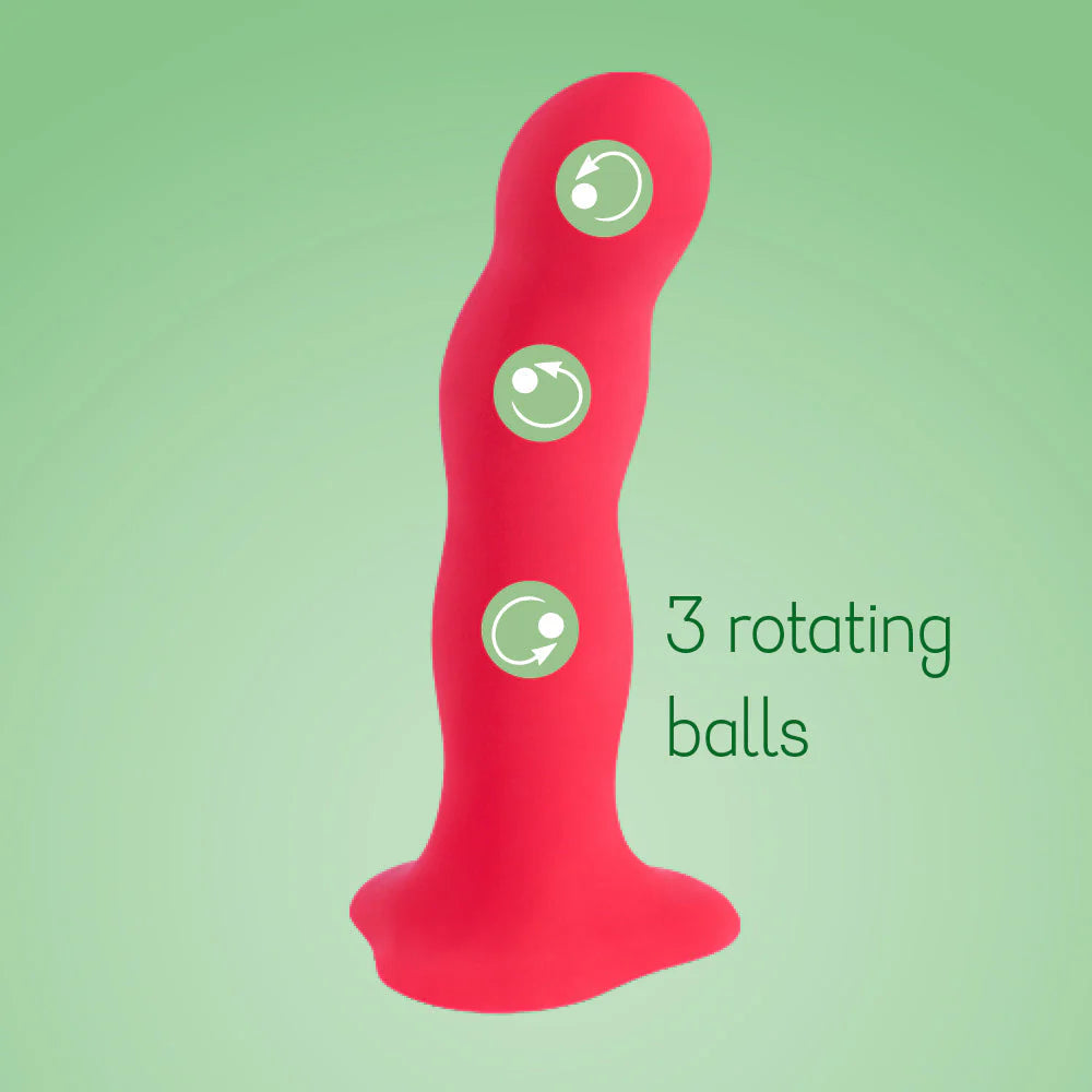 Fun Factory Bouncer Rumble Dildo - Red