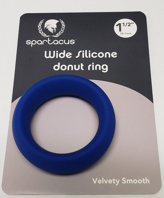 Spartacus  1.5" Wide Cock Ring -Blue