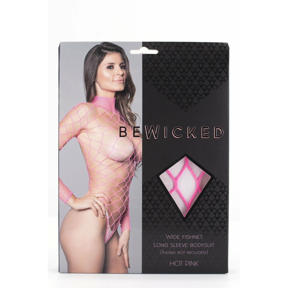 Be Wicked Dancing All Night Bodystocking - Hot Pink - view 4