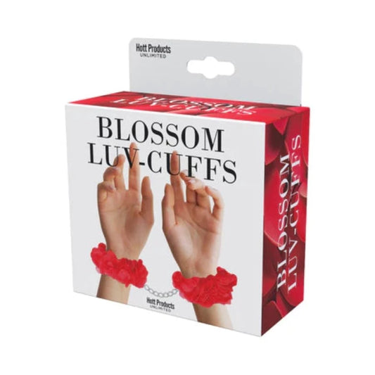 Blossom Luv Cuffs "Flower Hand" Cuffs -Red