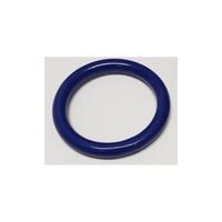 Spartacus 1.5" Seamless Steel Cock Ring -Blue