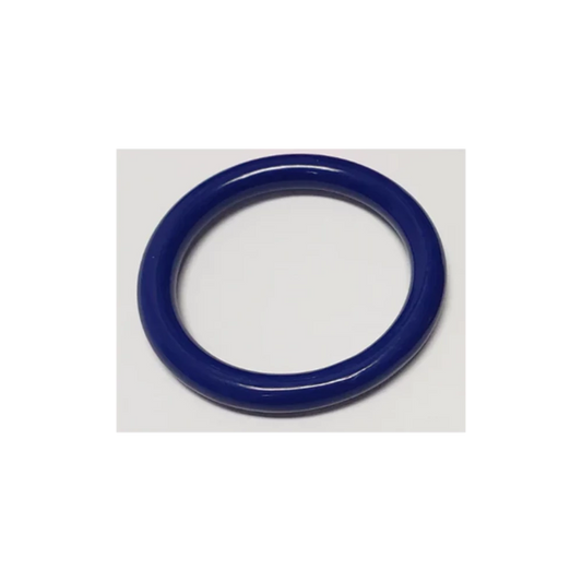 Spartacus 1.5" Seamless Steel Cock Ring -Blue