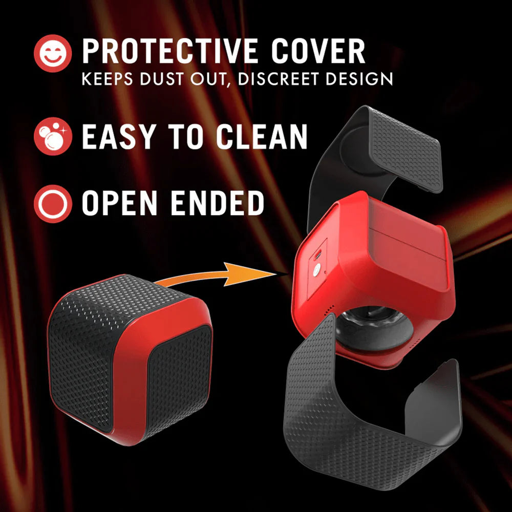 M for Men 'Slambox' Rotating Auto Stroker -Red