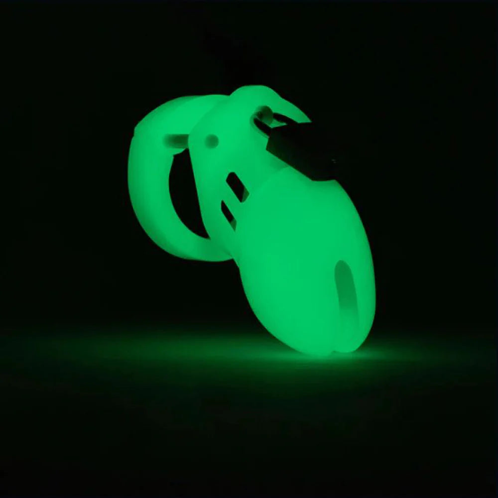 CB-6000S Cock Cage Kit -Glow in Dark