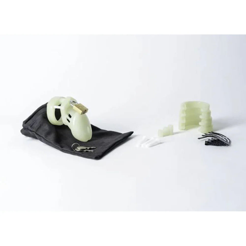 CB-6000S Cock Cage Kit -Glow in Dark