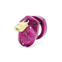 CB-X "Mini-Me" Cock Cage Chastity Kit -Pink Glitter